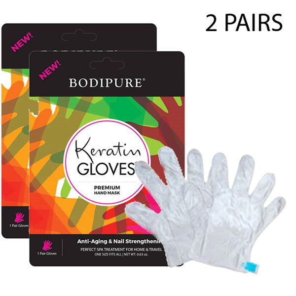 Bodipure Keratin Glove Natural Moisturising Treatment - Premium - 2 Units