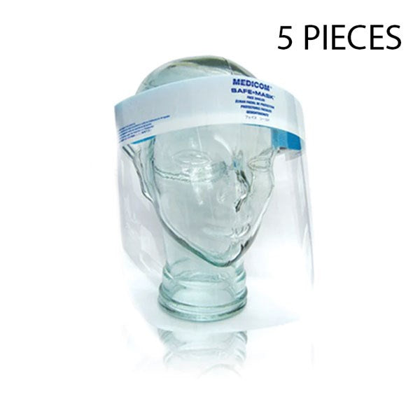 Medicom Full Face Shield Disposable - 5 Units