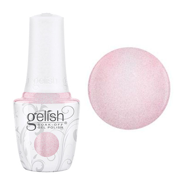 Gelish Professional Gel Polish - Feeling Fleur-ty - Sheer Pink with Glitter - 15ML