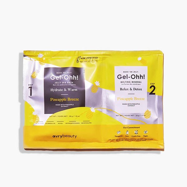 Avry Gel-Ohh! Jelly Spa 2-Step Pedi Bath - Pineapple Breeze
