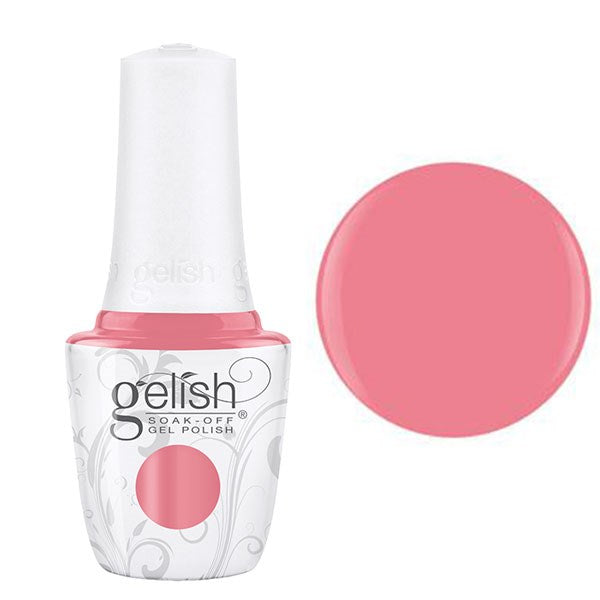 Gelish Professional Gel Polish - Plant One On Me - Peony Pink Crème - 15ML