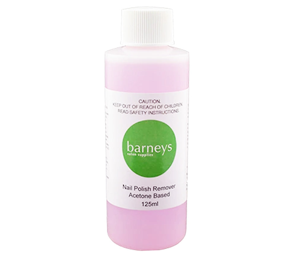 Barneys Super Fast Pink Acetone Nail Polish Remover - 125ml