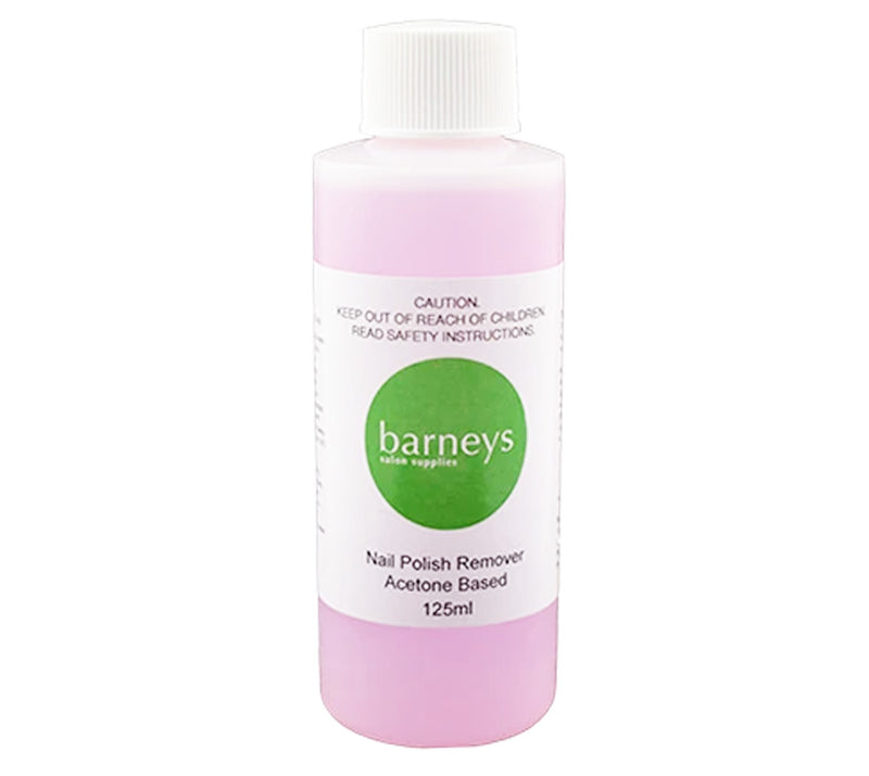 Barneys Super Fast Pink Acetone Nail Polish Remover - 125ml