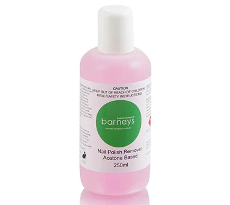 Barneys Super Fast Pink Acetone Nail Polish Remover - 250ml
