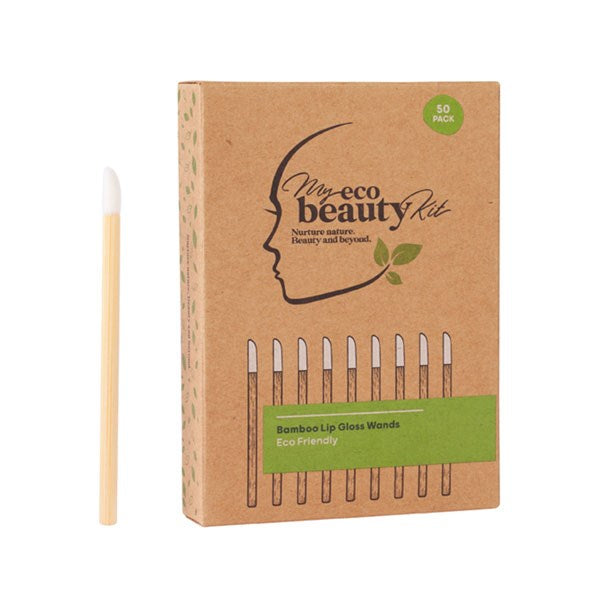 MY ECO BEAUTY KIT - BAMBOO Lip Gloss Wands 50pk