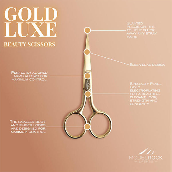 Modelrock Gold Luxe - Beauty Scissors