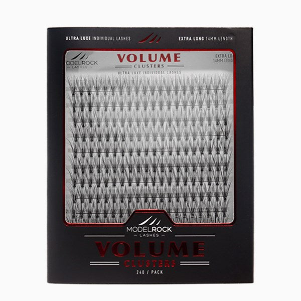 Modelrock Ultra Luxe Volume EXTRA LONG 14mm BULK TRAY – 240 Cluster Pack
