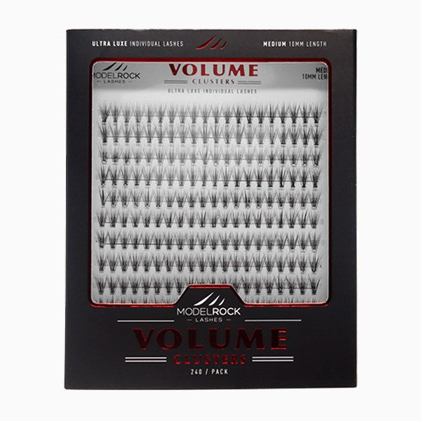 Modelrock Ultra Luxe Volume MEDIUM 10mm BULK TRAY – 240 Cluster Pack