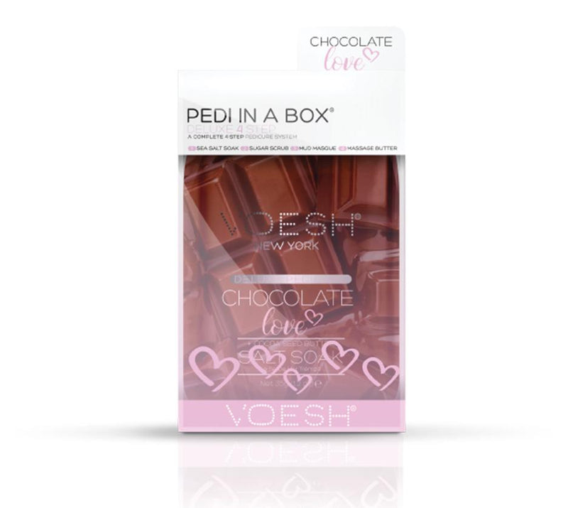 Voesh 4 Step Pedi-in-a-Box Chocolate Love