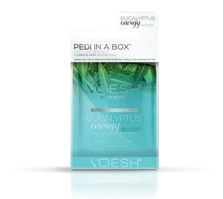 Voesh 4 Step Pedi-in-a-Box Eucalyptus Energy Boost