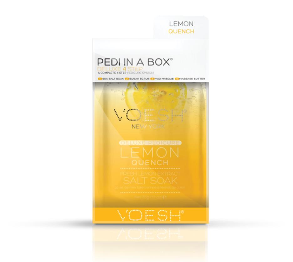 Voesh 4 Step Pedi-in-a-Box Lemon Quench