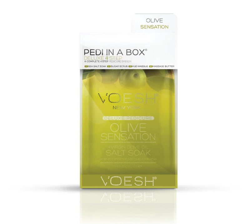 Voesh 4 Step Pedi-in-a-Box Olive Sensation
