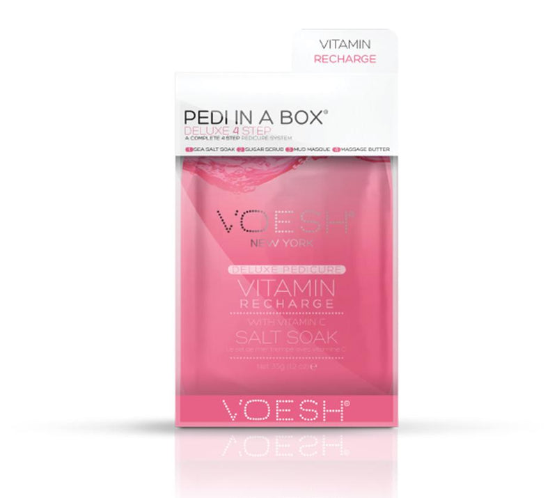 Voesh 4 Step Pedi-in-a-Box Vitamin Recharge