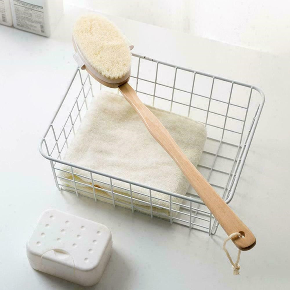 Body Brush – Long Handle with Natural Bristles
